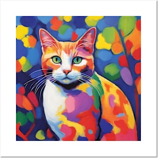 fauvism cat art les fauves Posters and Art